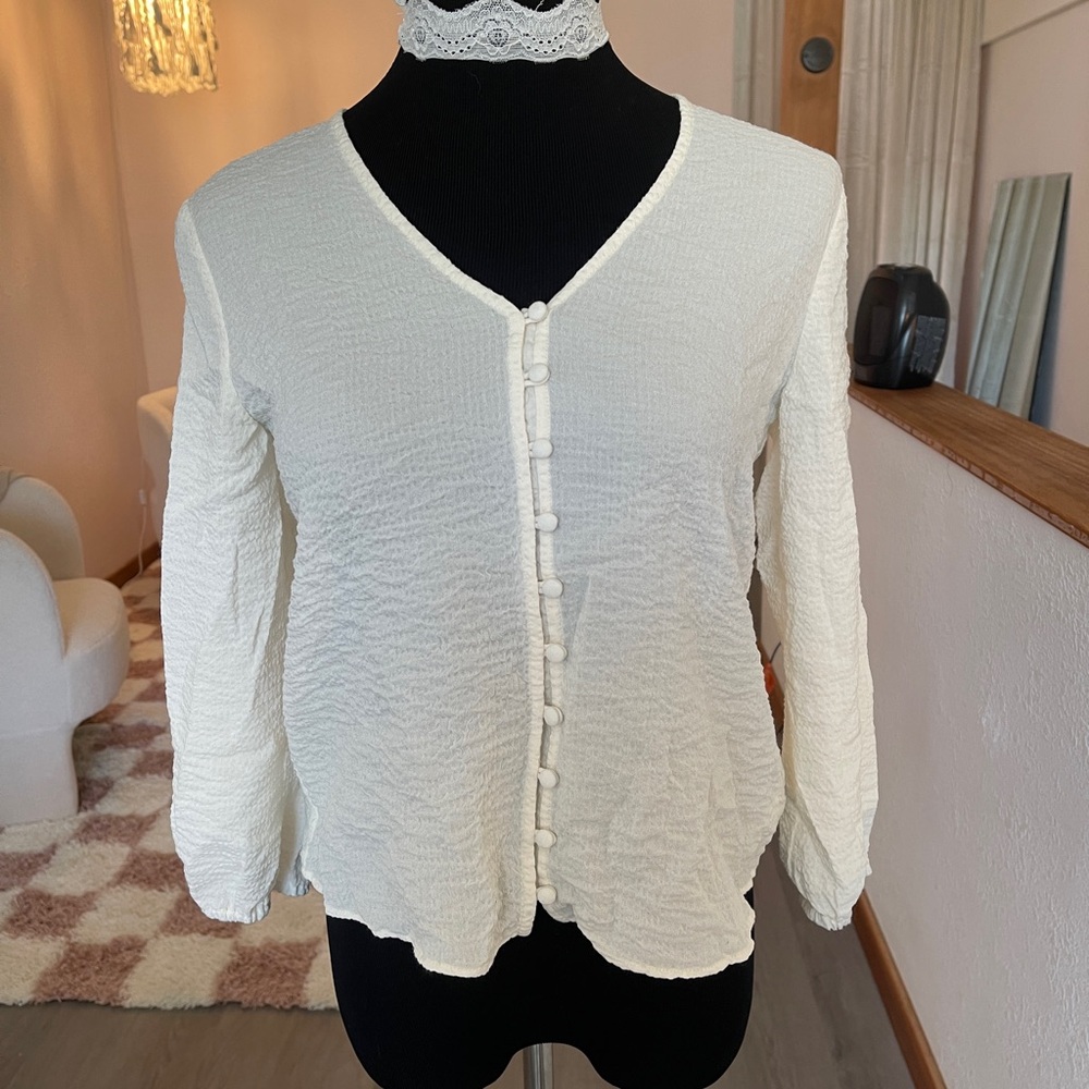 Madewell Button Down Top - image 3